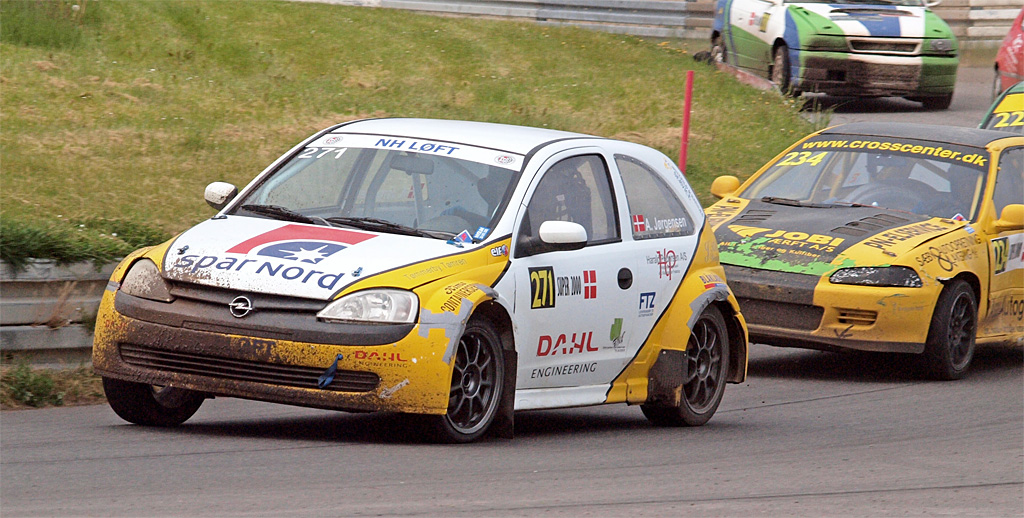 Allan Jørgensen kæmpede sig flot frem til finalen i SUPER 2000 – til trods for manglende konkurrenceheld
(Foto: Åge Keseler Kirketerp)